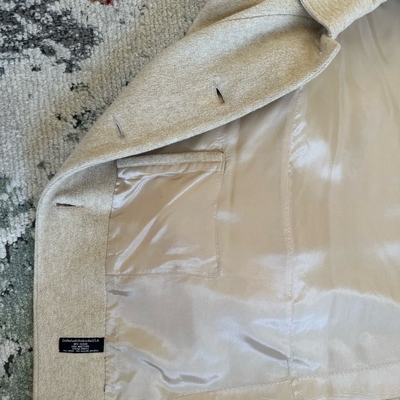 Vintage Alorna Women’s Wool with Nylon Lining Peacoat Size petite Large Made USA - Picture 14 of 14